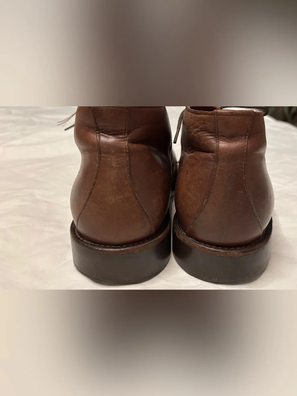 MG Shoes Buenos Aires Men’s Brown Leather Chukka Ankle Boots Lace Up